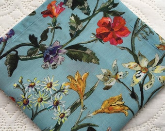 Liberty London Tana Lawn Luxury Handkerchief - Lockwood- Love Liberty Cornwall Gift