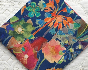 Liberty London Tana Lawn Luxury Handkerchief Hanky - Proposal  - Love Liberty Cornwall- The Gift That Fits In A Greetings Card!
