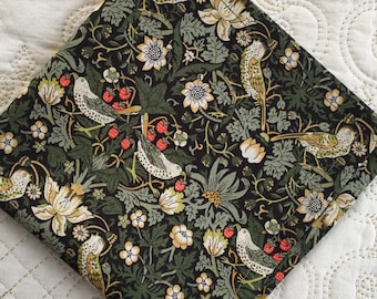 Liberty London Tana Lawn Pocket Square in William Morris Strawberry Thief - Love Liberty Cornwall -  Wedding Accessory