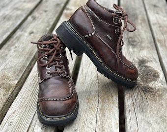 Men's size 8 vintage 90's Dr Martens #9278 Docartens brown workshoes  062612343