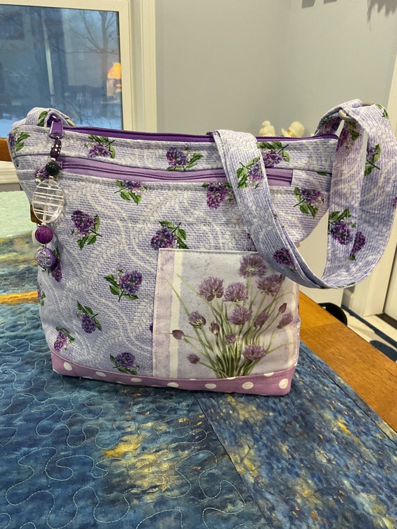 Petit sac à main en tissu avec bandoulière ou bandoulière réglable