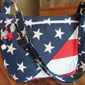 Large Shoulder Bag Liberty Primitive Patriotic Handbag :  Clothing, Shoes & Jewelry