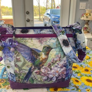 25% de descuento NUEVO ESTILO Bolsillo y llavero Impresionante colibrí Bolso cruzado o de hombro con correa ajustable de tela Hecho a mano