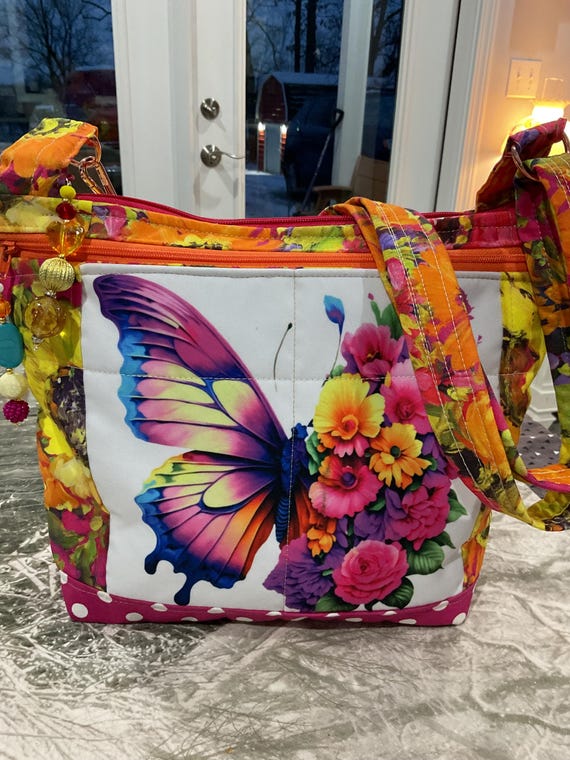 I am beautiful Purple Butterfly Art Tote Bag with Sunglasses il_1080xN.5998241355_i0xm.jpg main image 4