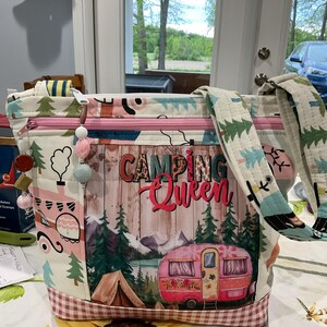 Sac à main en tissu amusant à bandoulière ou bandoulière réglable pour grand lit, 100 % fait main