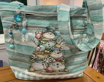 Pocket and Key Fob Gorgeous Purse and Hat 7 Zipper Cross Body or Shoulder Strap Fabric Purse With Secured Zipper 100% handmade