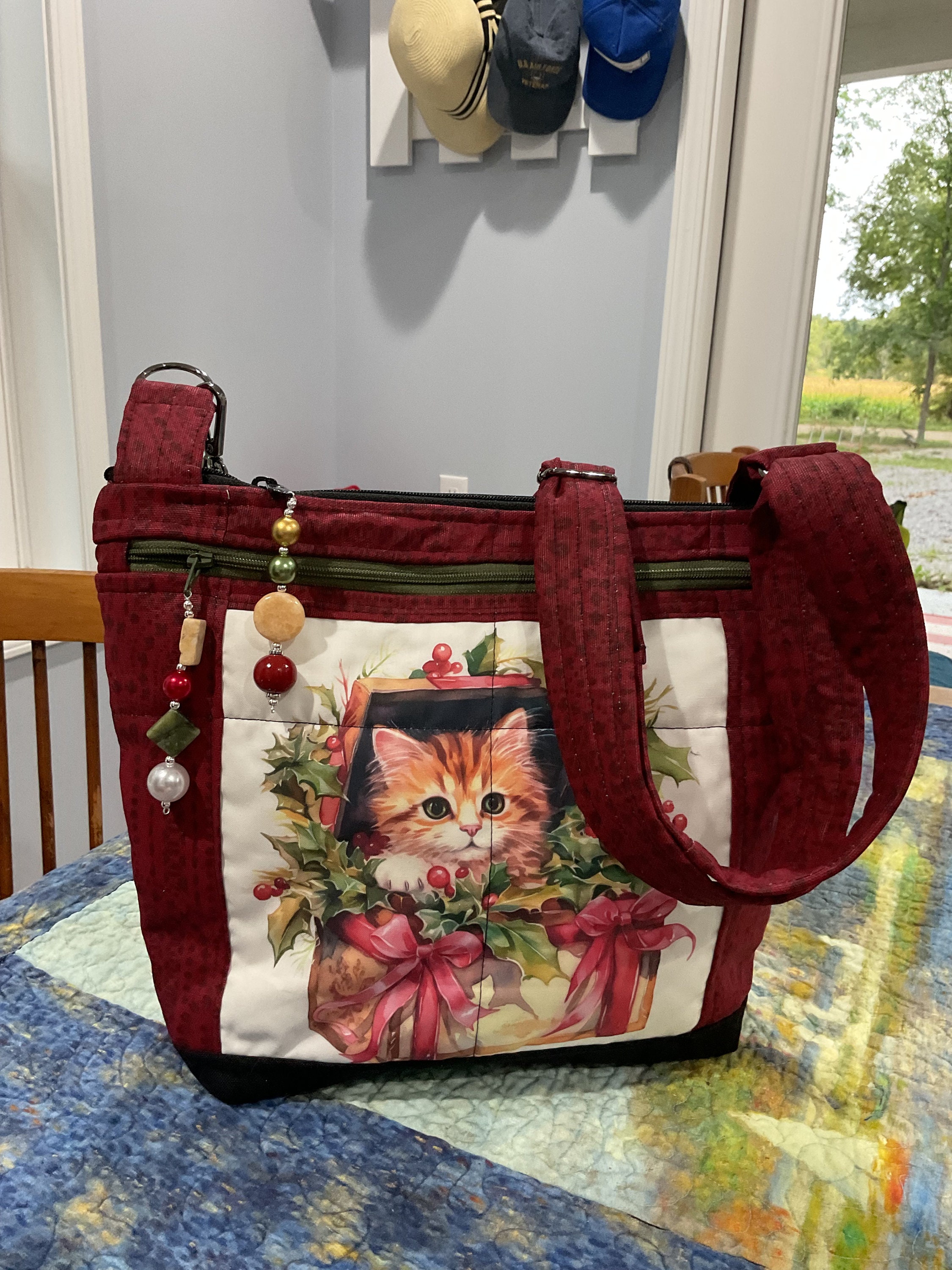 RunningBear Black Christmas Kitten Crossbody Bag - Women's Phone Purse With Chain Strap - View #9