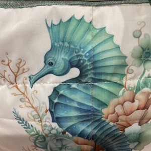 Seahorse Pattern Print Crossbody Bags
