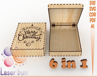 Download Christmas Eve Box Svg Etsy PSD Mockup Templates