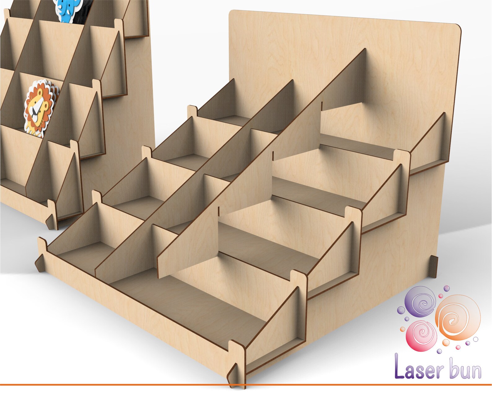 Retail countertop display stand for sticker card craft fair Etsy