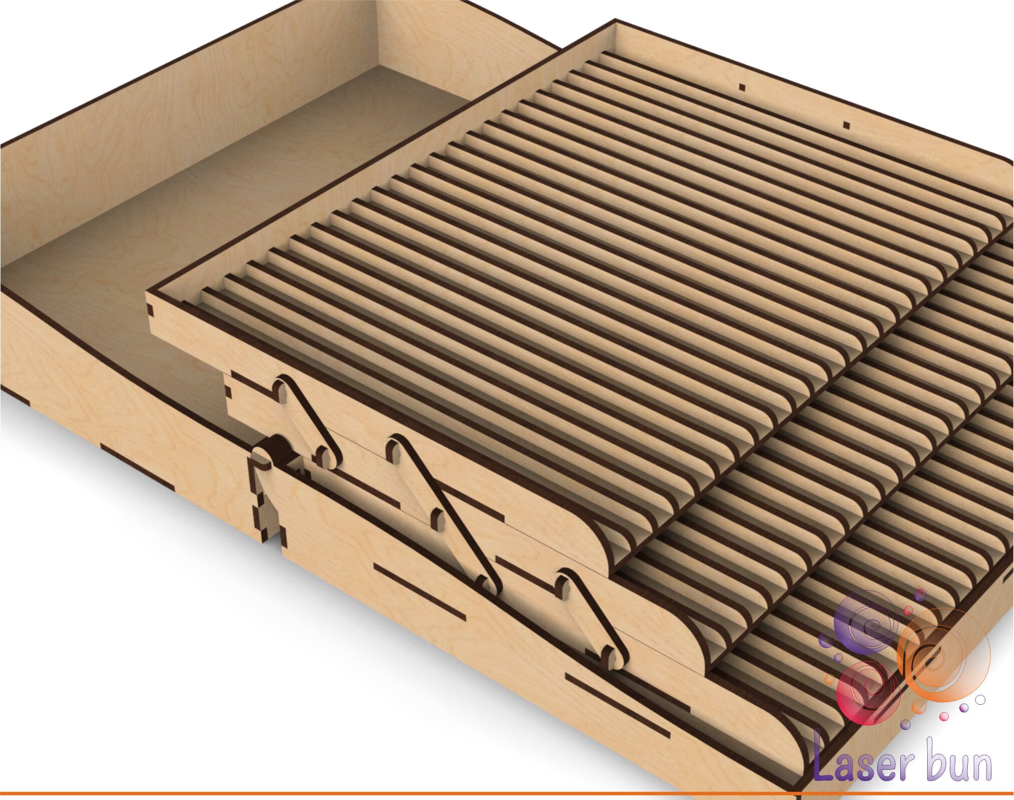 Pen display storage organizer holder stand desk laser cut plan Etsy