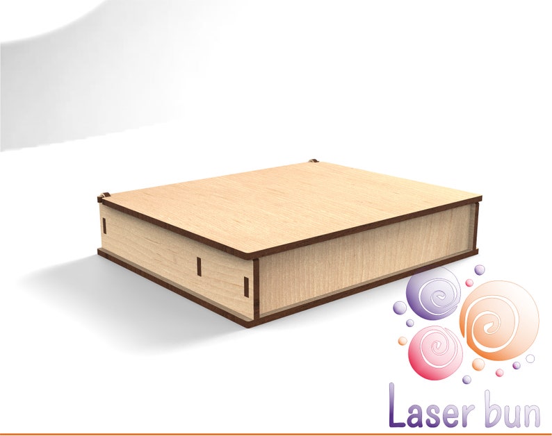 Laser file Box mit Trennwänden Aufbewahrungsbox. DXF Dateien | Etsy