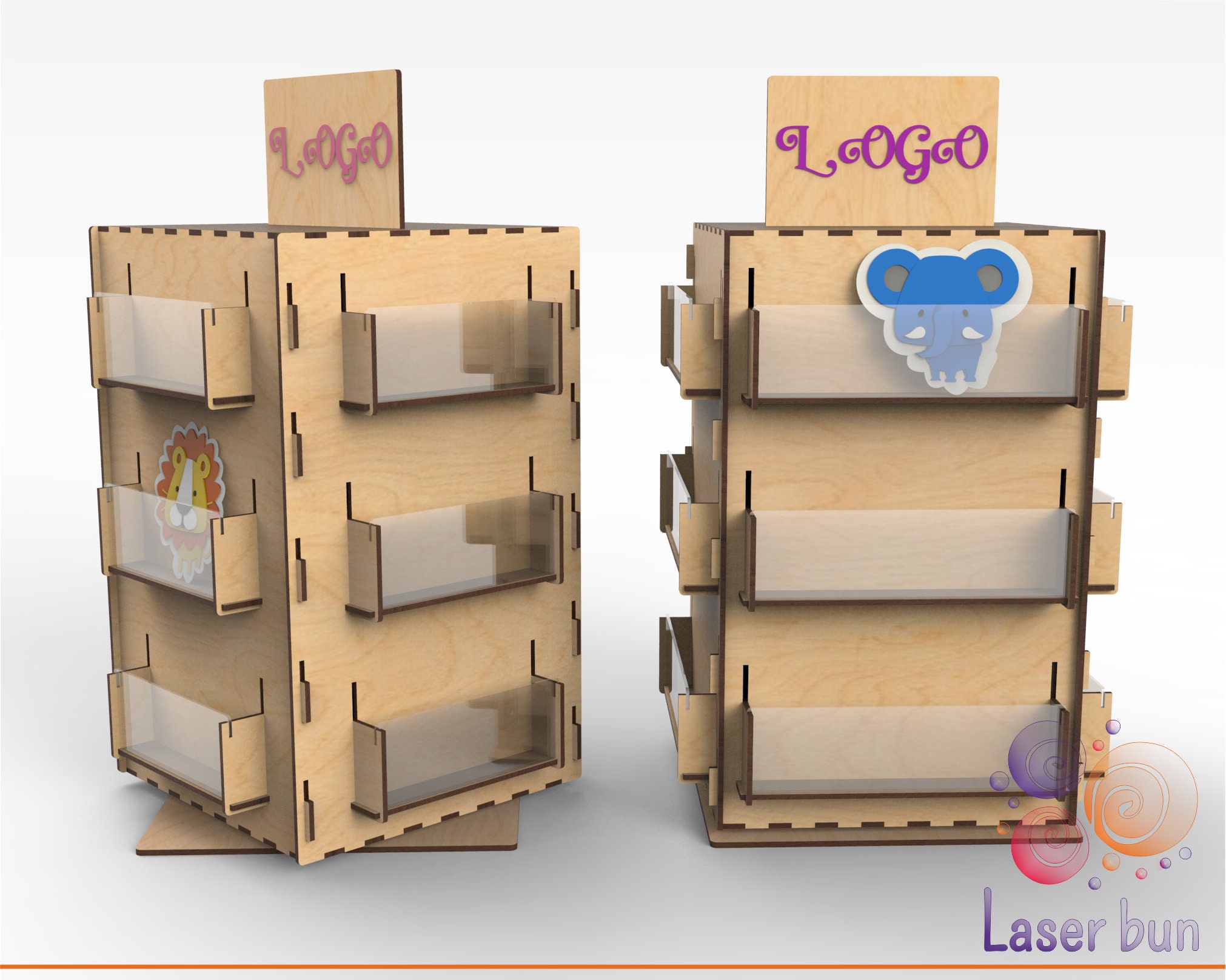 Rotating Retail Display Stand Rack Sticker Essential oils Etsy