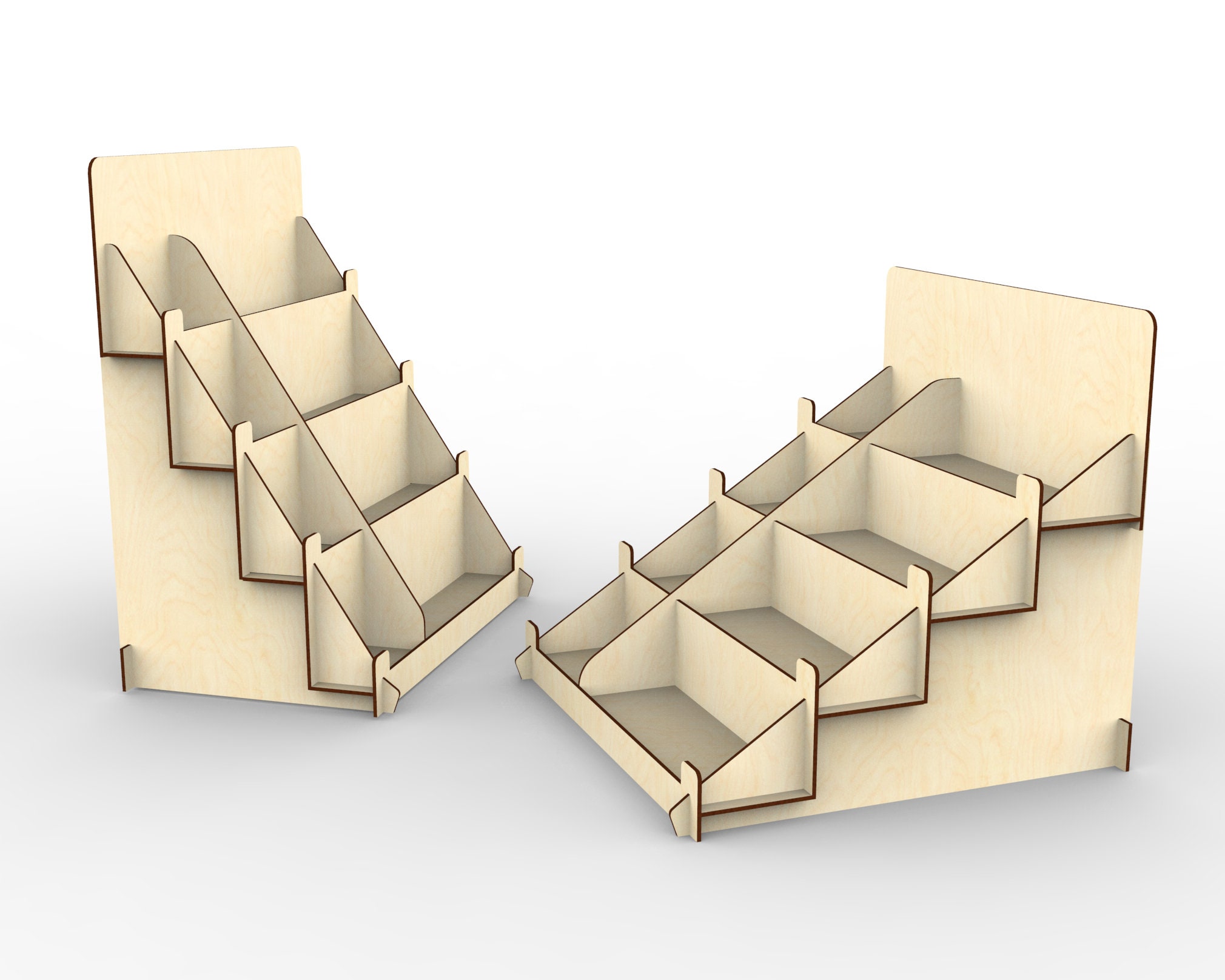 Countertop retail display stand for sticker card craft fair Etsy