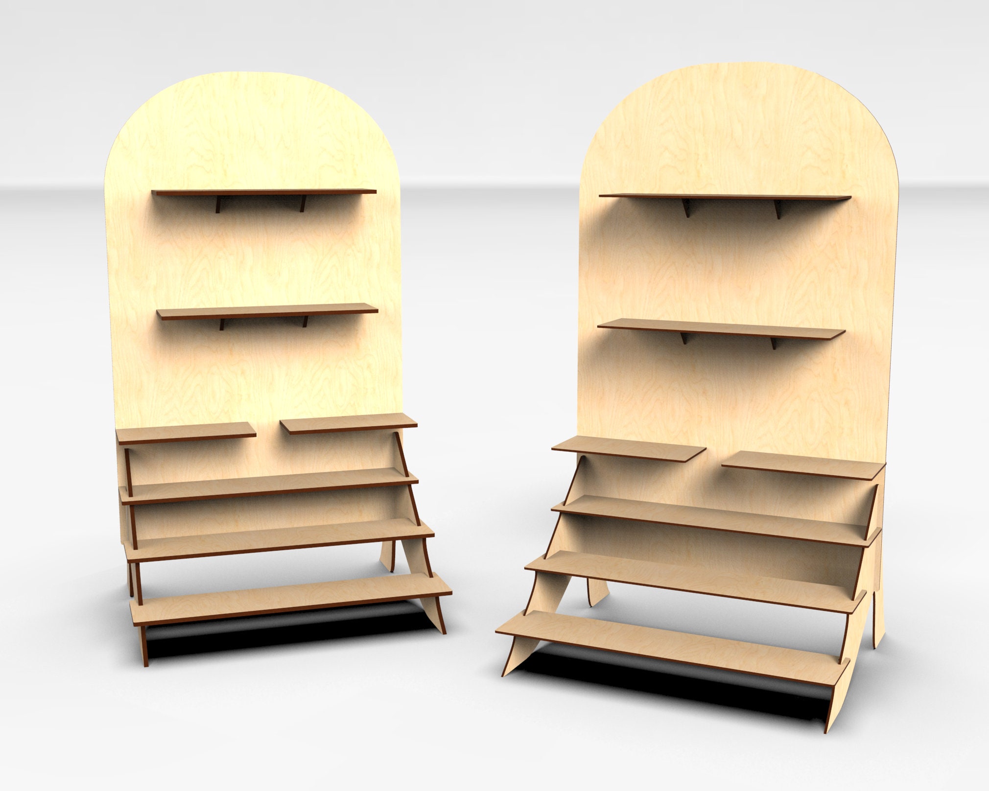 Table display stand laser cutting files craft show Etsy