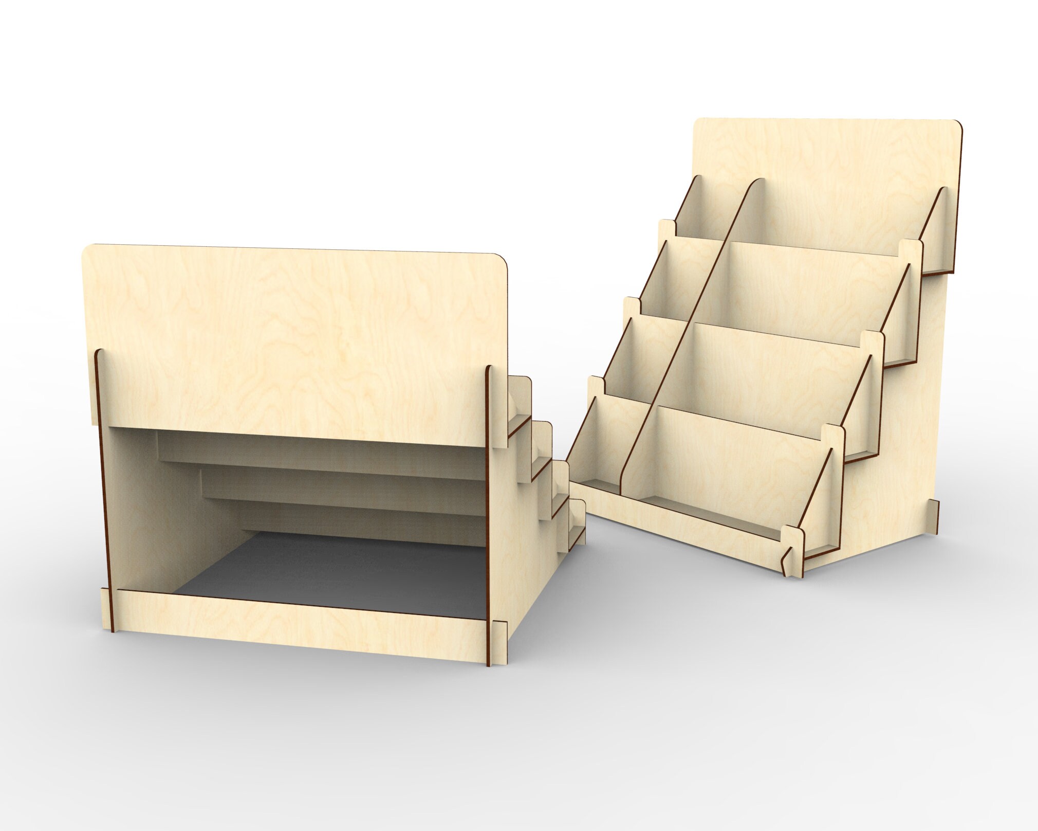 Countertop retail display stand for sticker card craft fair Etsy