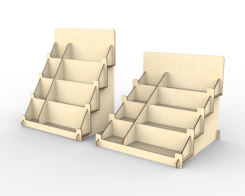 Countertop retail display stand for sticker card craft fair Etsy