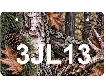 Minnesota Camo license plate Custom ATV/UTV  camo atv license plate,, personalized atv Plate, atv license plate,
