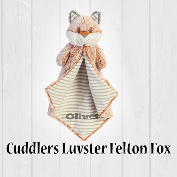 Luvster fox,custom blanket, animal baby blanket, baby  gift,its a girl gift, its a boy gift, luvster,fox,baby blanket, toddler fox blanket