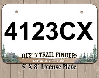 atv license plate, Custom ATV/UTV License Plate, atv license plate,, personalized atv Plate, atv license plate, Wisconsin ATV, Wisconsin Utv