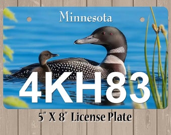 Minnesota utv license plate ATv Plate ATV license plate personalized ATV Plate UTV license plate atv plate utv plate custom atv plate loon