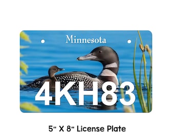 Minnesota utv license plate ATv Plate ATV license plate personalized ATV Plate UTV license plate atv plate utv plate custom atv plate loon