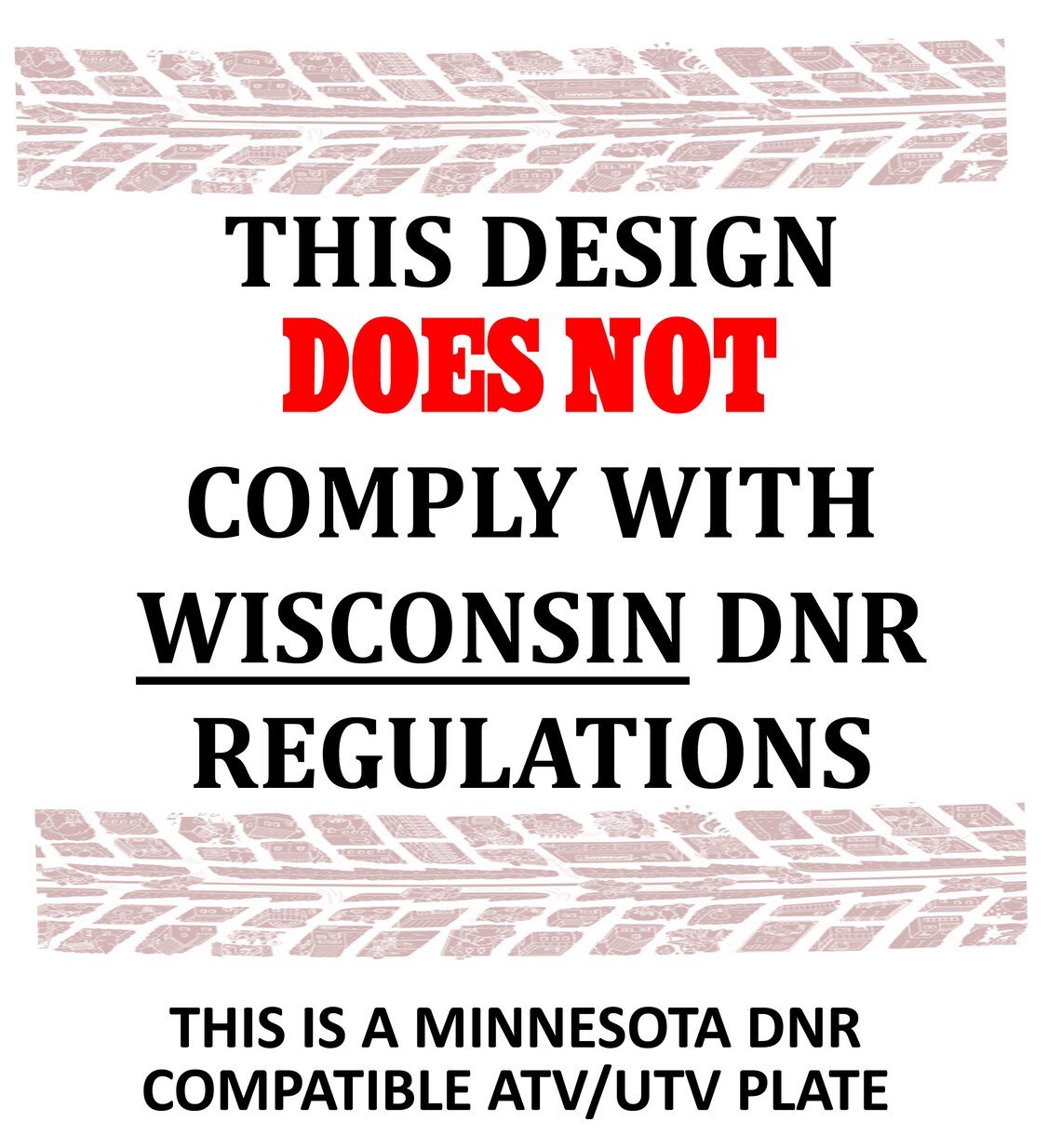Minnesota Atv License Plate Custom ATV/UTV Mossy Oak License Etsy