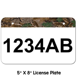Wisconsin ATV/UTV Nummernschild Camo