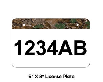 Wisconsin ATV/UTV  License Plate Camo