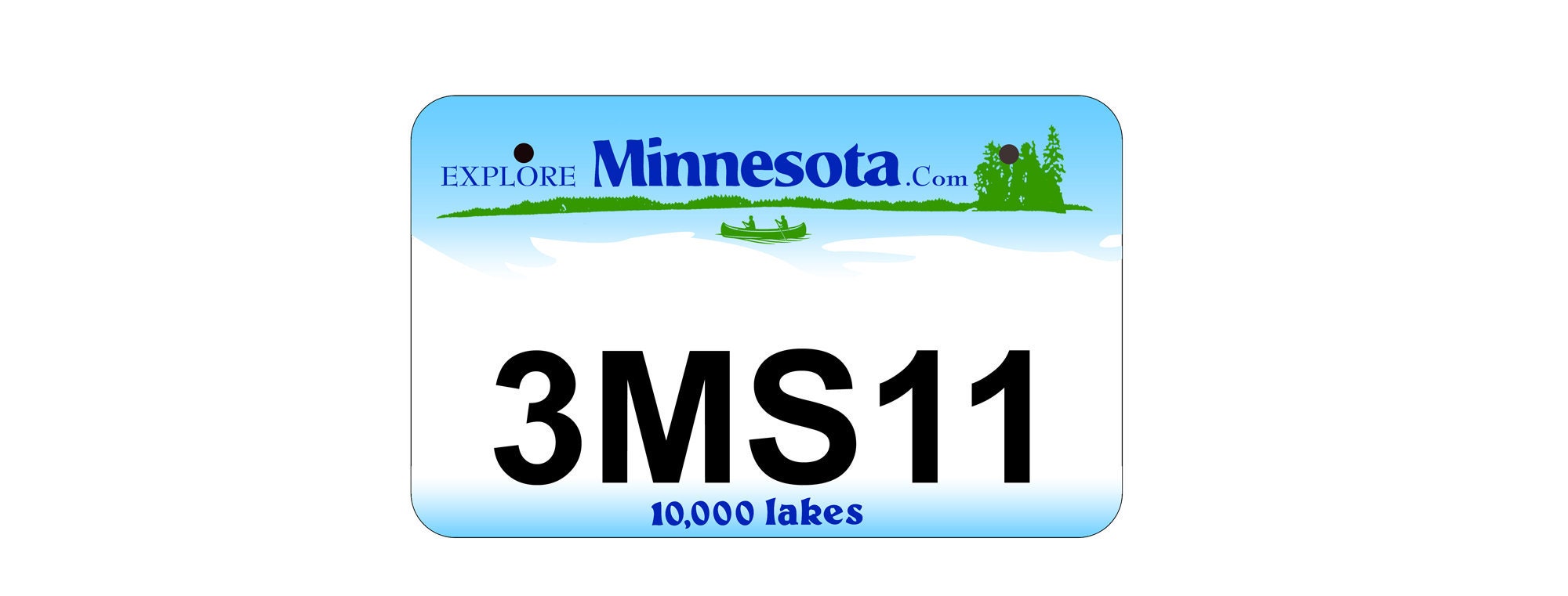 Minnesota ATv Plate ATV license plate personalized ATV Etsy