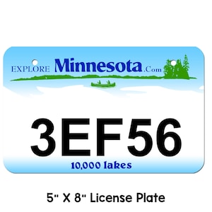 Minnesota utv license plate, ATv Plate, ATV license plate, personalized ATV Plate, UTV license plate, atv plate, utv plate, custom atv plate