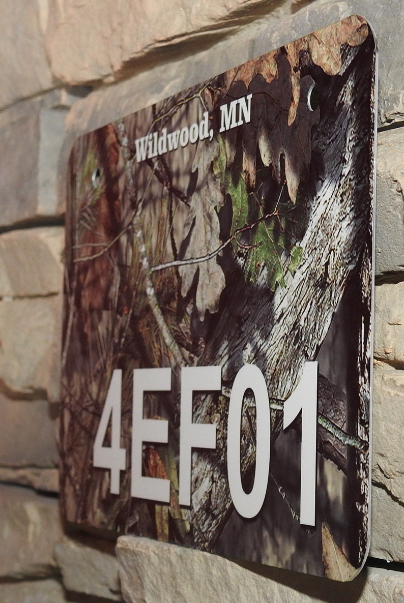 Minnesota Atv License Plate Custom ATV/UTV Mossy Oak License Etsy