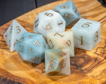 Calypso Jade Dice Set