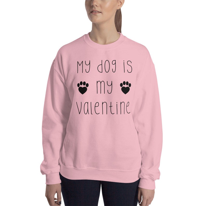 Valentine's Day Sweatshirt Dog Mom Valentine's Day Etsy