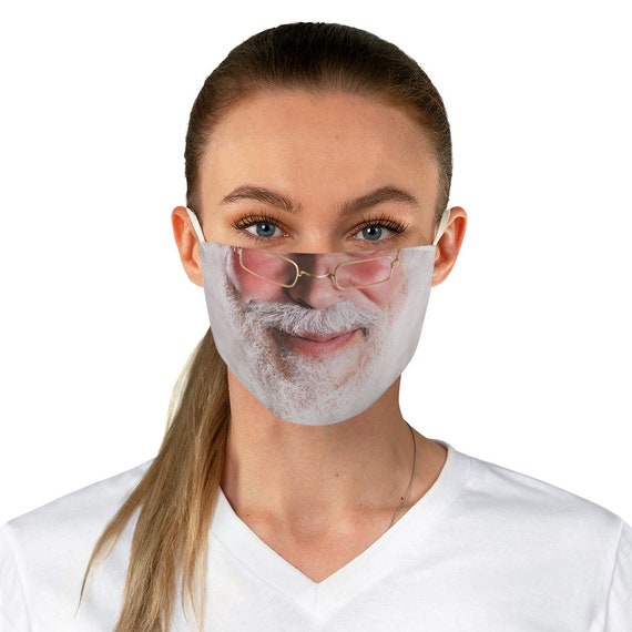 1 stück Praktischer tragbarer Santa Claus Bart Gesichtsmaske für Männer Frauen