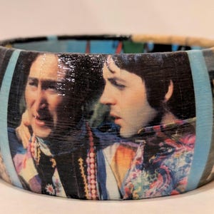 Handcrafted Beatles Bangle #17 Walrus Time John, Paul, George and Ringo