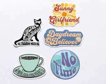 5er Pack von Affen inspirierte Vinyl Sticker