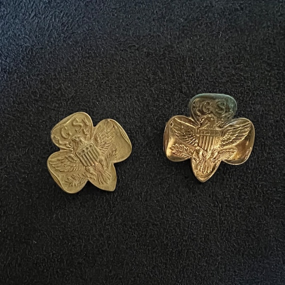 Two (2) Vintage Girl Scout Pins