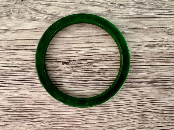 Multicolored Bakelite Bangle Bracelets - image 4