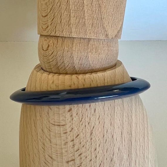 Multi-Colored Synthetic Bangle Bracelets - image 6