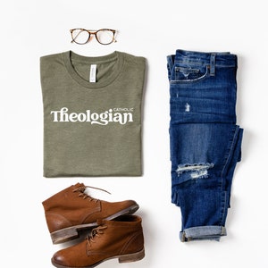 Theologian Unisex Jersey Short Sleeve Tee | Catholic gift | Confirmation | Religion Teacher gift| Theology