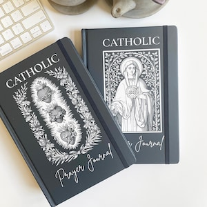 NEW Catholic Prayer Journal | Virgin Mary and Jesus Christ Icons | Prayer Journal | Saints' quotes | Confirmation gift | Catholic gift