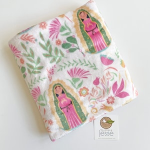 Our lady of guadalupe fleece blanket sale