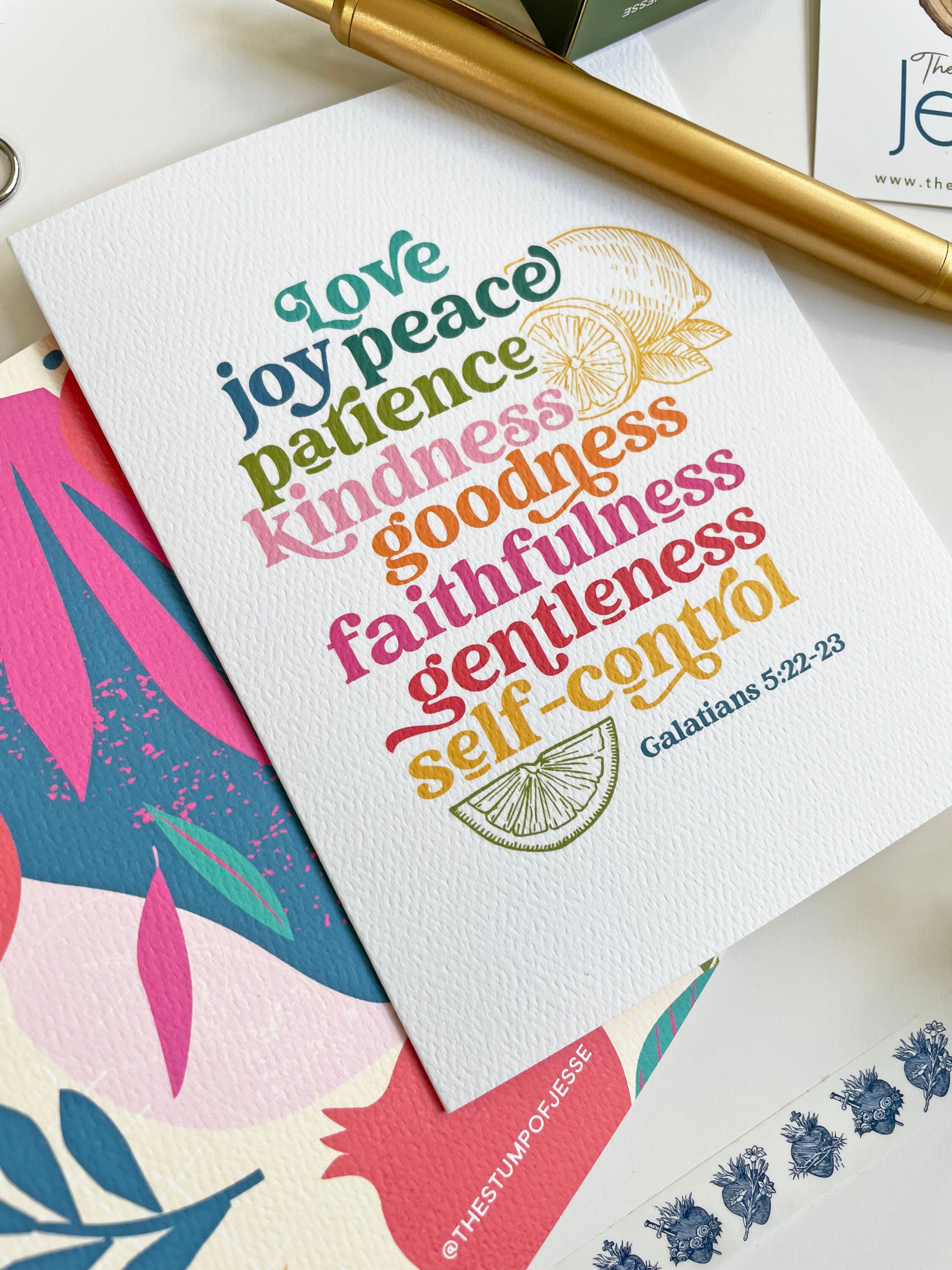 The Fruits of the Holy Spirit Greeting Card | Confirmation | First ...