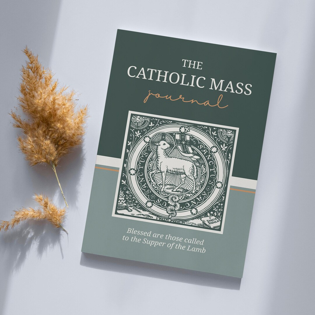 The Catholic Mass Journal Mass Journal Prayer Journal Etsy