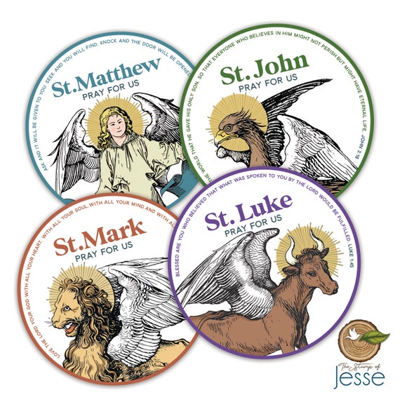 5 Pack - Best Selling Catholic Stickers