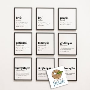 Früchte des Heiligen Geistes nach den Heiligen DIGITAL DOWNLOAD | Galater 5,22|