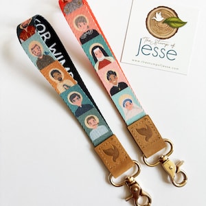 Men Women Saints Wristlet Keychain Holiness Not For Wimps Never Goes Out Fashion Catholic Gift Confirmation Padre Pio Mother Teresa Lanyard