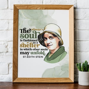 Edith Stein | St. Teresa Benedict of the Cross Digital Download | Printable | Catholic gift | Patron Saint