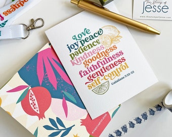 The Fruits of the Holy Spirit Greeting Card | Confirmation | First Communion | Catholic card | Catholic gift | Spiritual Bouquet
